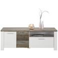 TV-Element Weiß/Naturfarben - Naturfarben/Weiß, MODERN, Holzwerkstoff/Kunststoff (144/51/49cm) - MÖMAX modern living