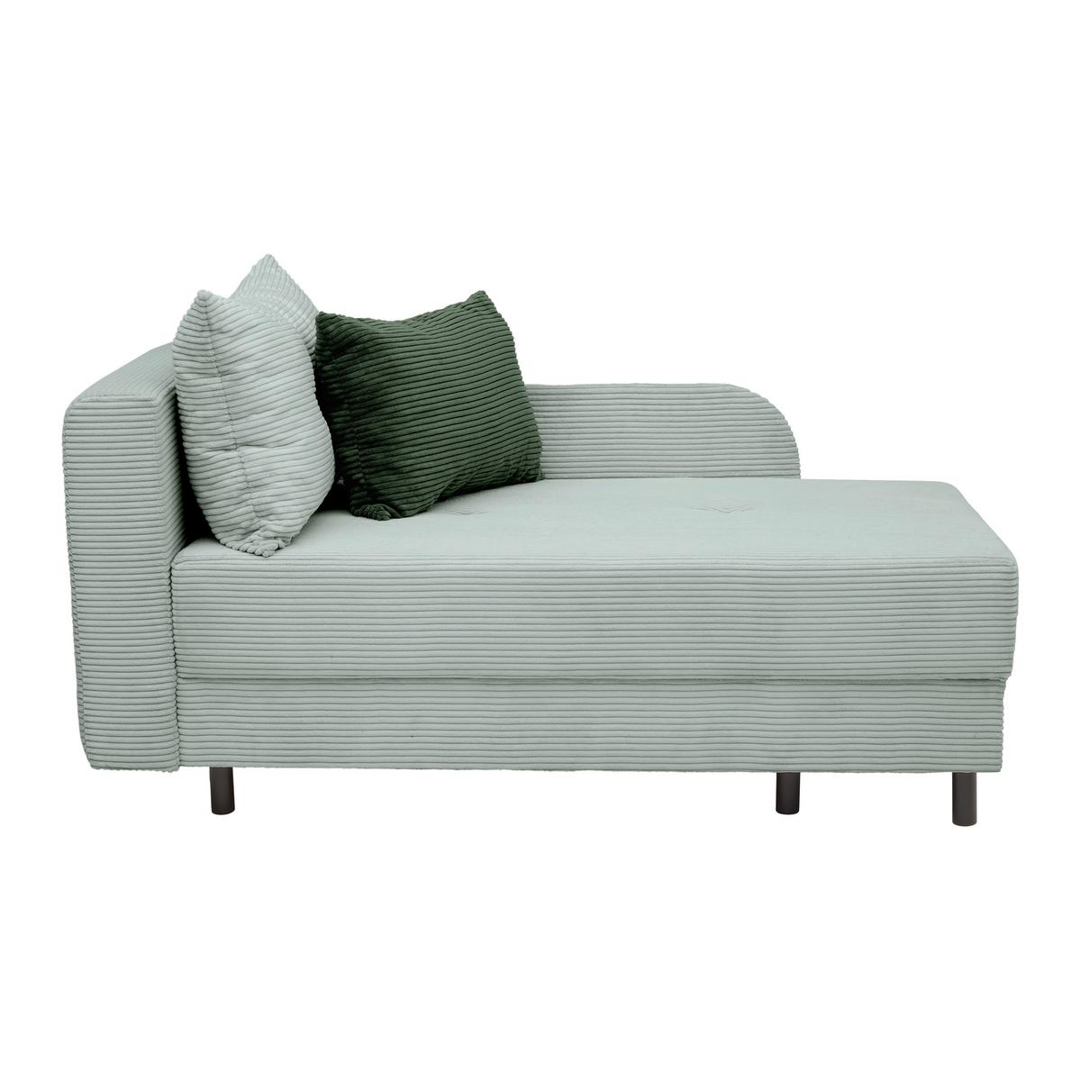 Liege Nova Grau - Schwarz/Grau, MODERN, Holz/Textil (85/62/145cm) - Mömax