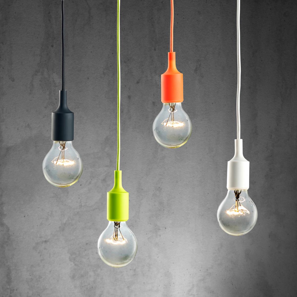 LAMPA WISZĄCA ABBY - zielony, Modern, tworzywo sztuczne (9/92cm) - Bessagi Home