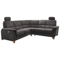 Ecksofa Parole Anthrazit Struktur - Wildeiche/Anthrazit, KONVENTIONELL, Holz/Textil (241/238cm) - Livetastic