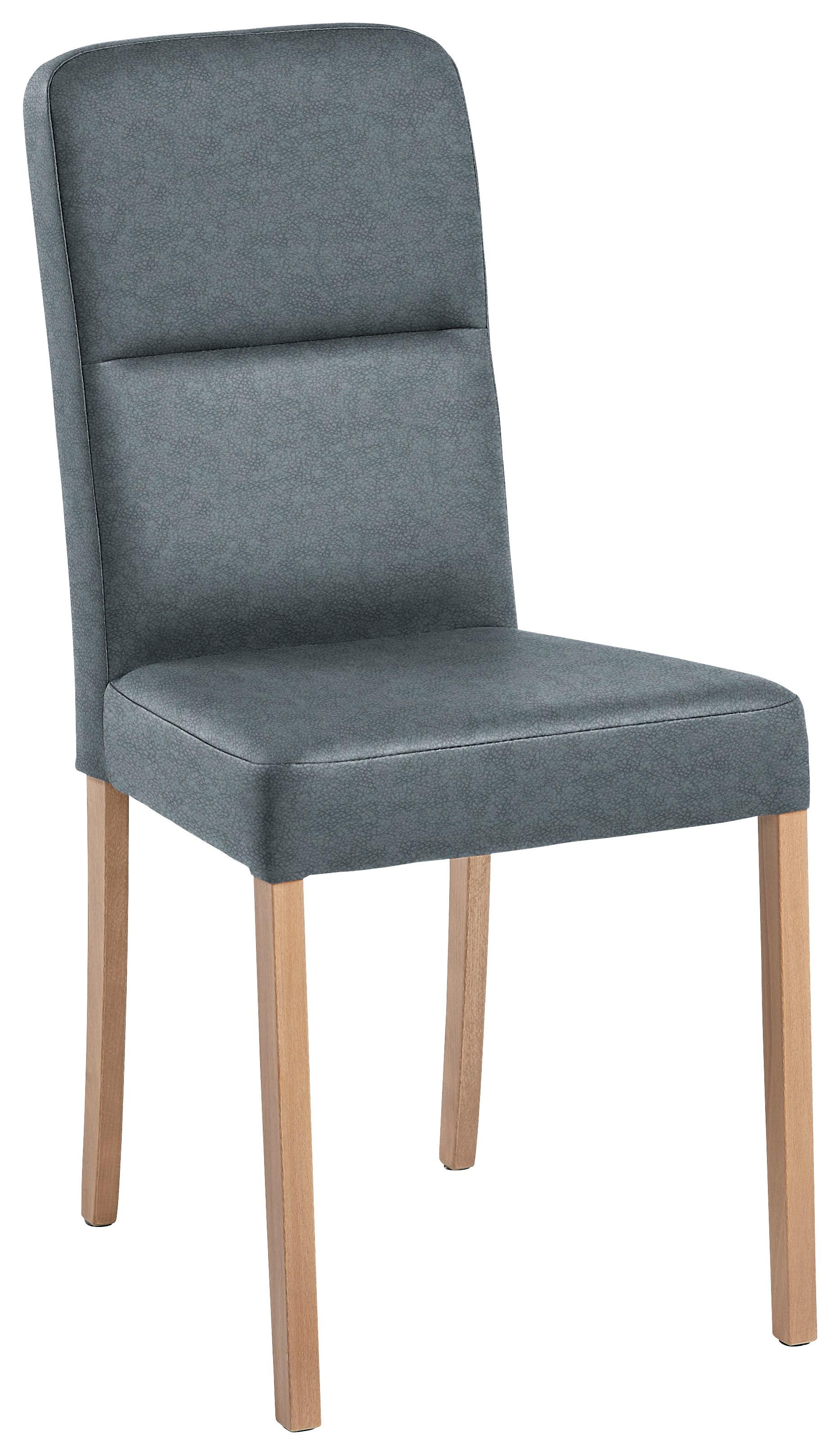 Stuhl Solar in Anthrazit/Eichefarben - Eichefarben/Anthrazit, Basics, Holz/Textil (45/90/55cm) - Based