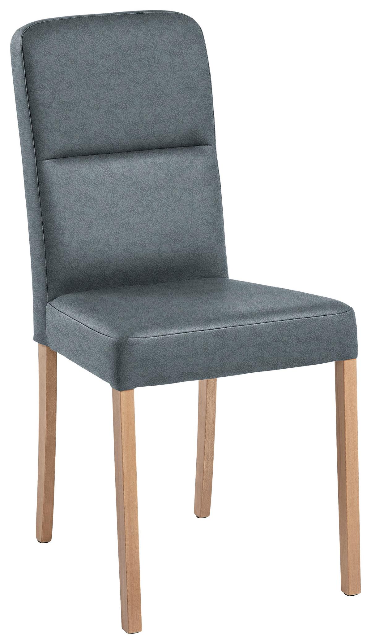 Stuhl Solar in Anthrazit/Eichefarben - Eichefarben/Anthrazit, Basics, Holz/Textil (45/90/55cm) - Based