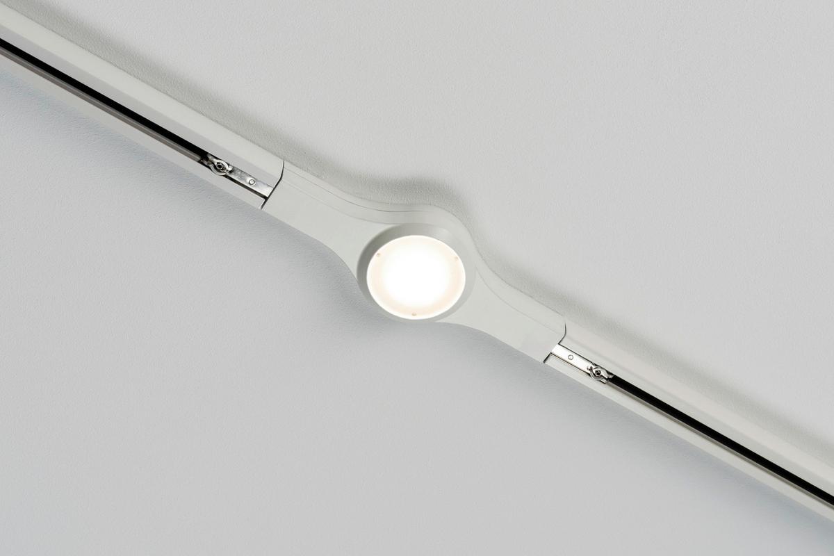 Schienensystem-Verbinder LED Line Connector in Weiß - Weiß, Design, Metall (22,5/2,7/5,7cm) - Paulmann