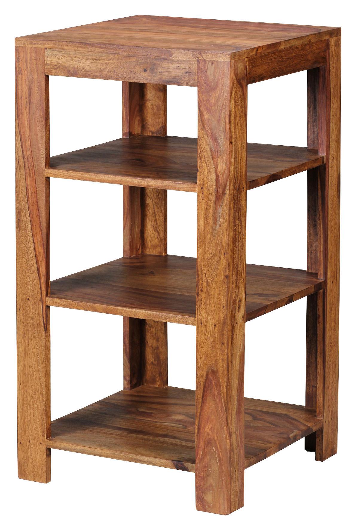 Etajeră Mumbai - culoare lemn sheesham, Modern, lemn (44/80/44cm) - MID.YOU