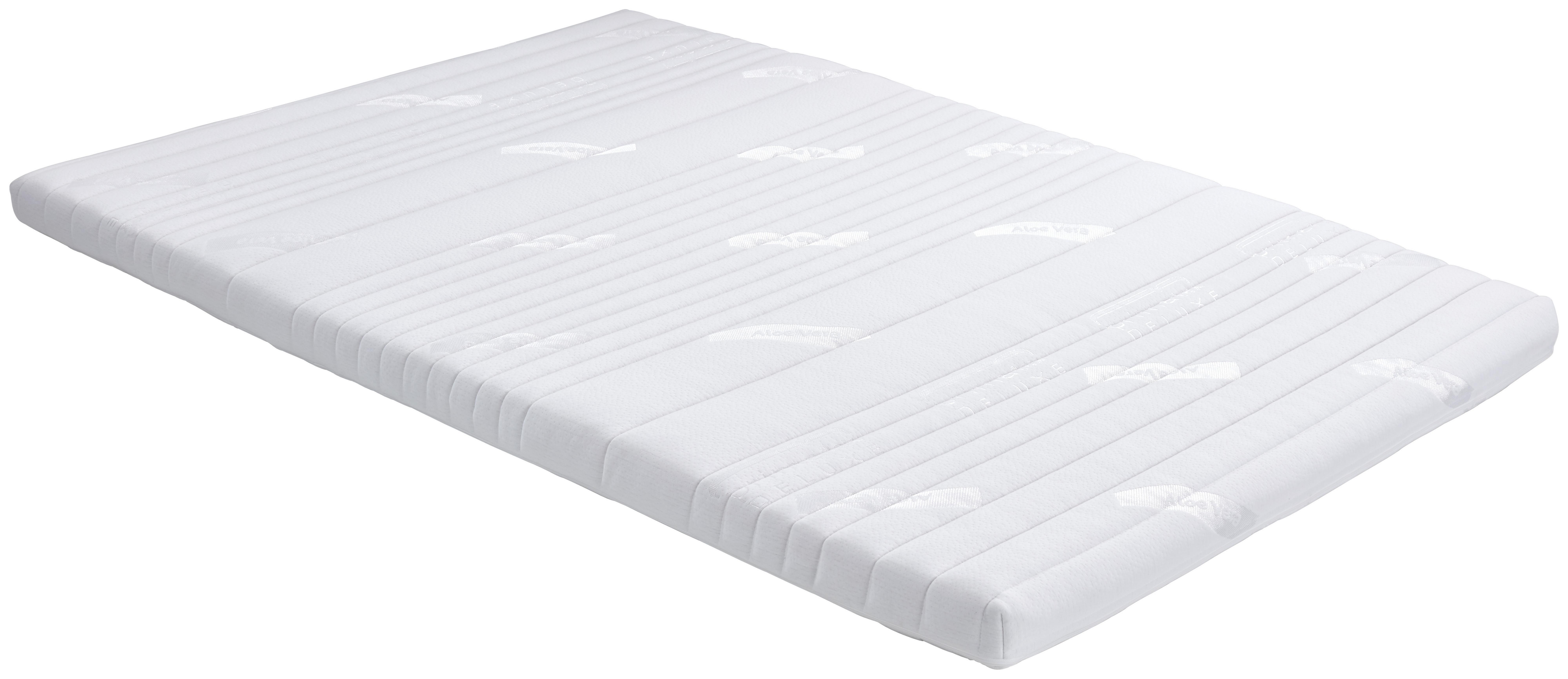 Topper Gelfeel Top ca. 160x200 cm - Weiß, Basics, Textil (160/200cm) - Livetastic