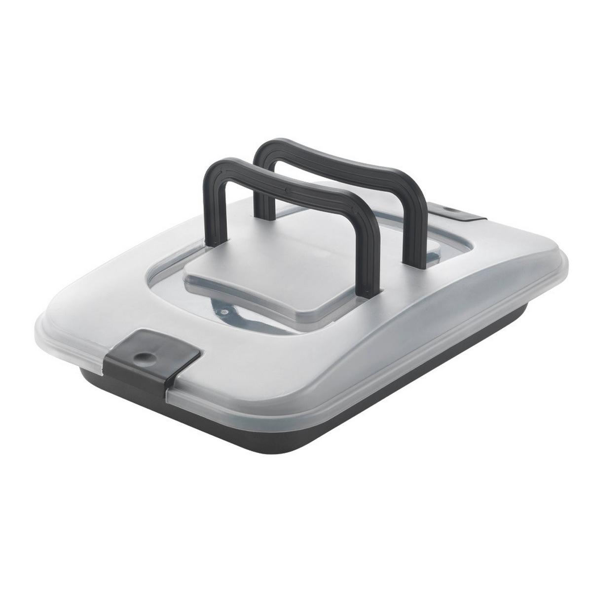 Hordozható Sütőtepsi Fedővel Dolceforno - (35/25/6cm) - Metaltex