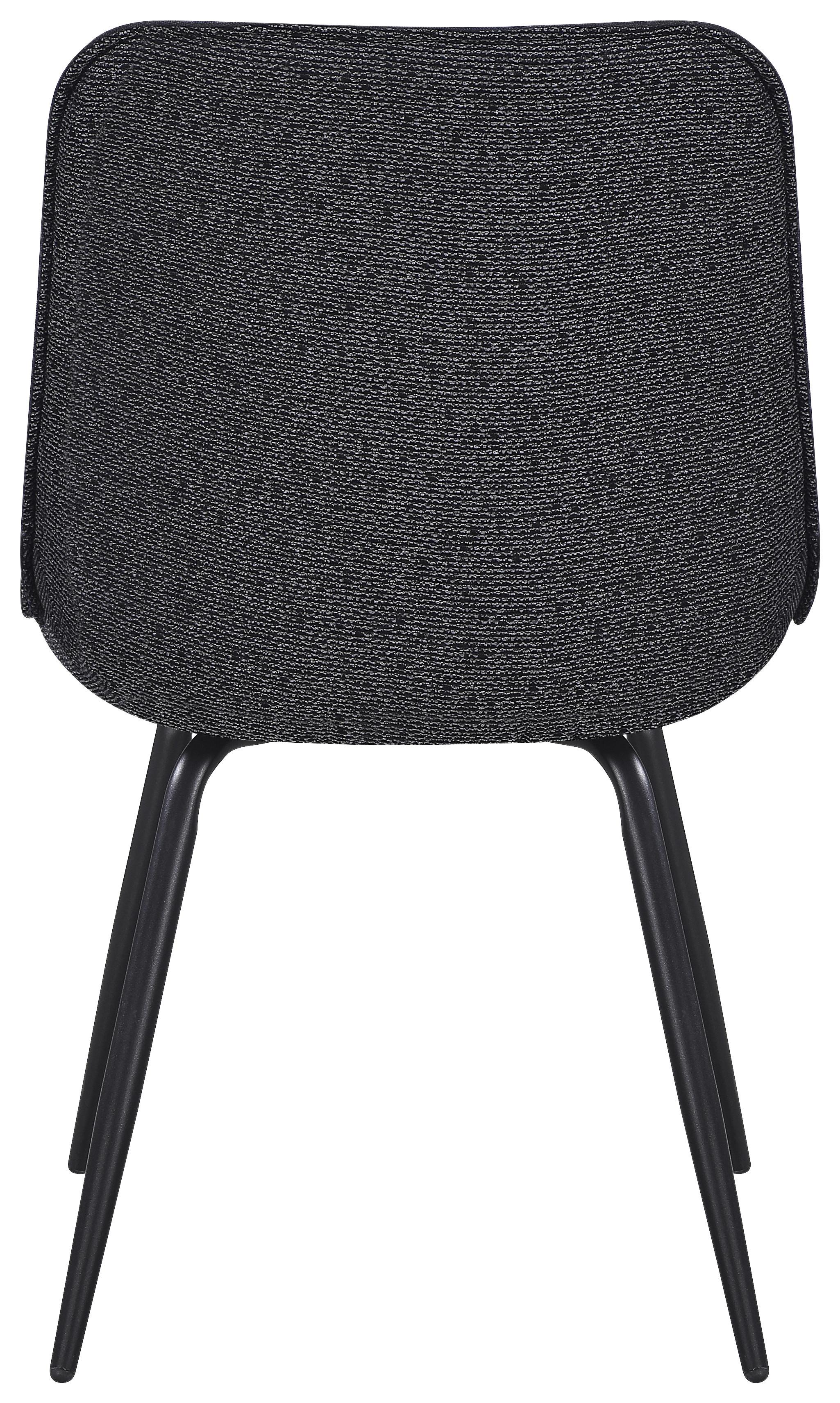 STOL NOVA - grå/svart, Modern, metall/textil (51/85/61cm) - Mömax