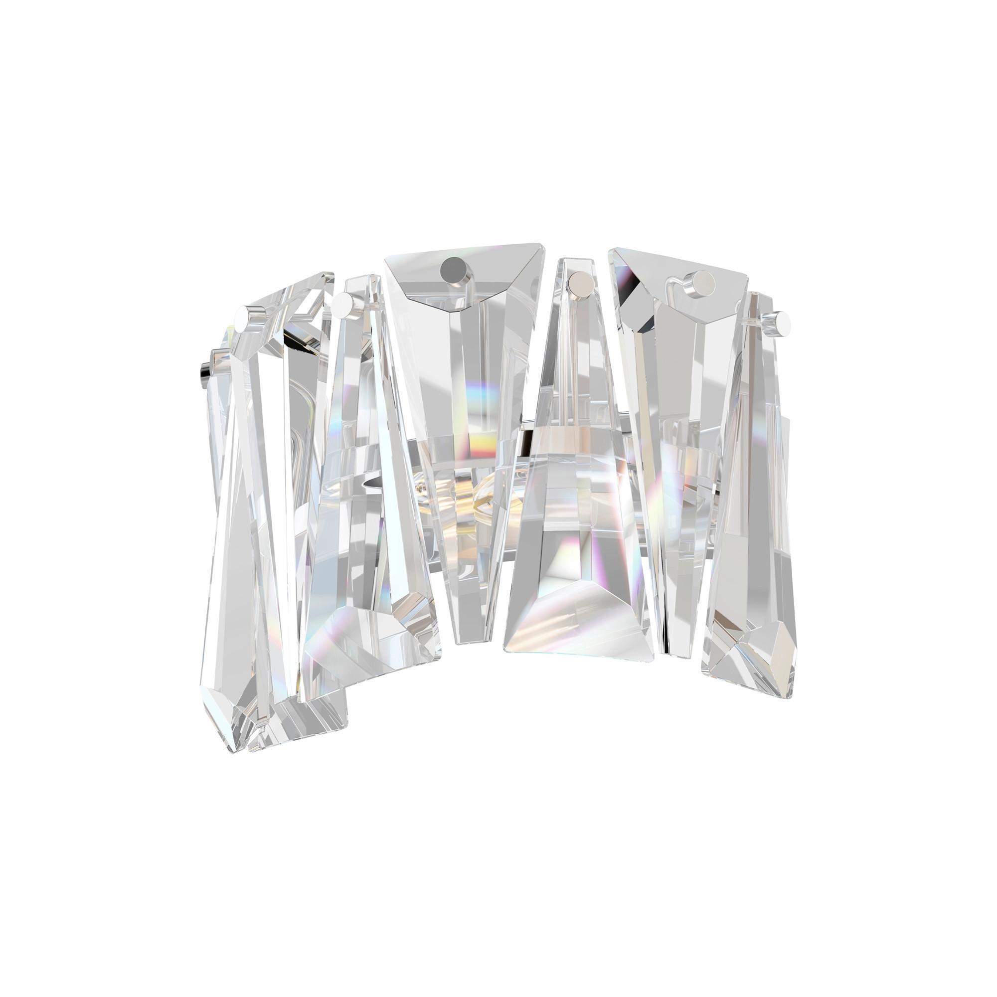 Wandleuchte Puntes Chromfarben max. 60 Watt - Chromfarben, Trend, Metall (15.3/16/25.6cm) - MAYTONI