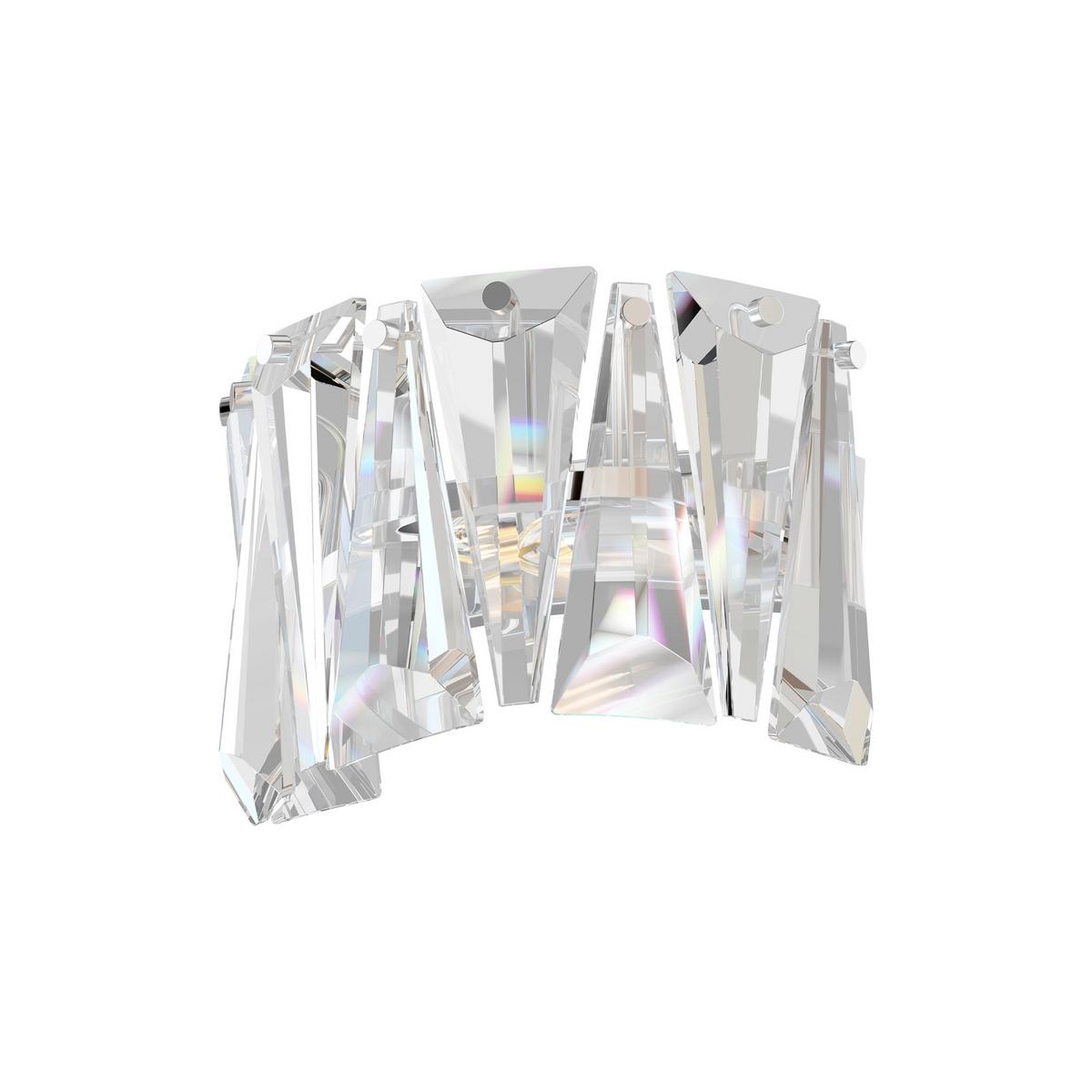 WANDLEUCHTE PUNTES - Chromfarben, Trend, Metall (15.3/16/25.6cm) - MAYTONI
