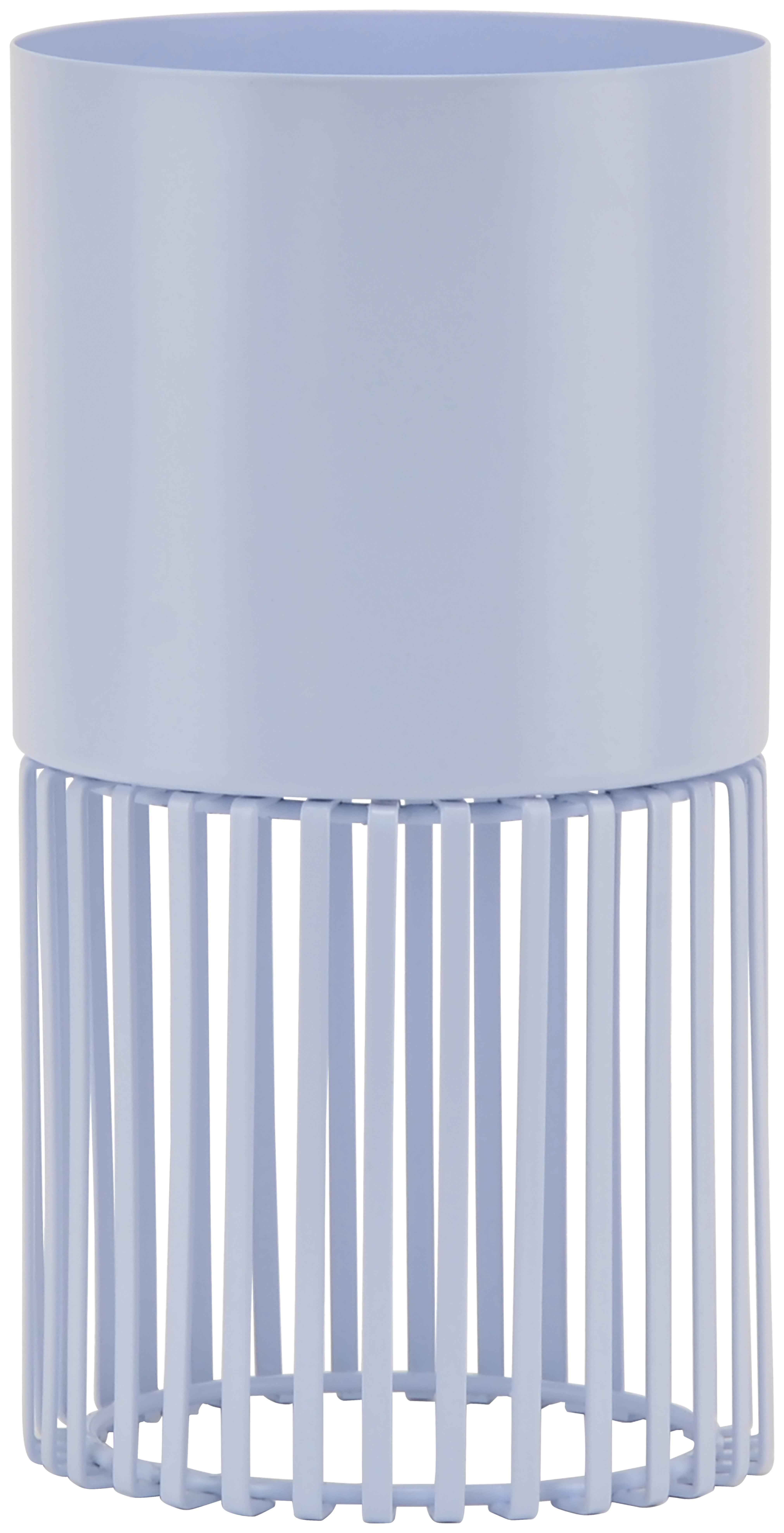 PFLANZTOPF ELLA - Hellblau, Metall (13/24cm) - Mömax