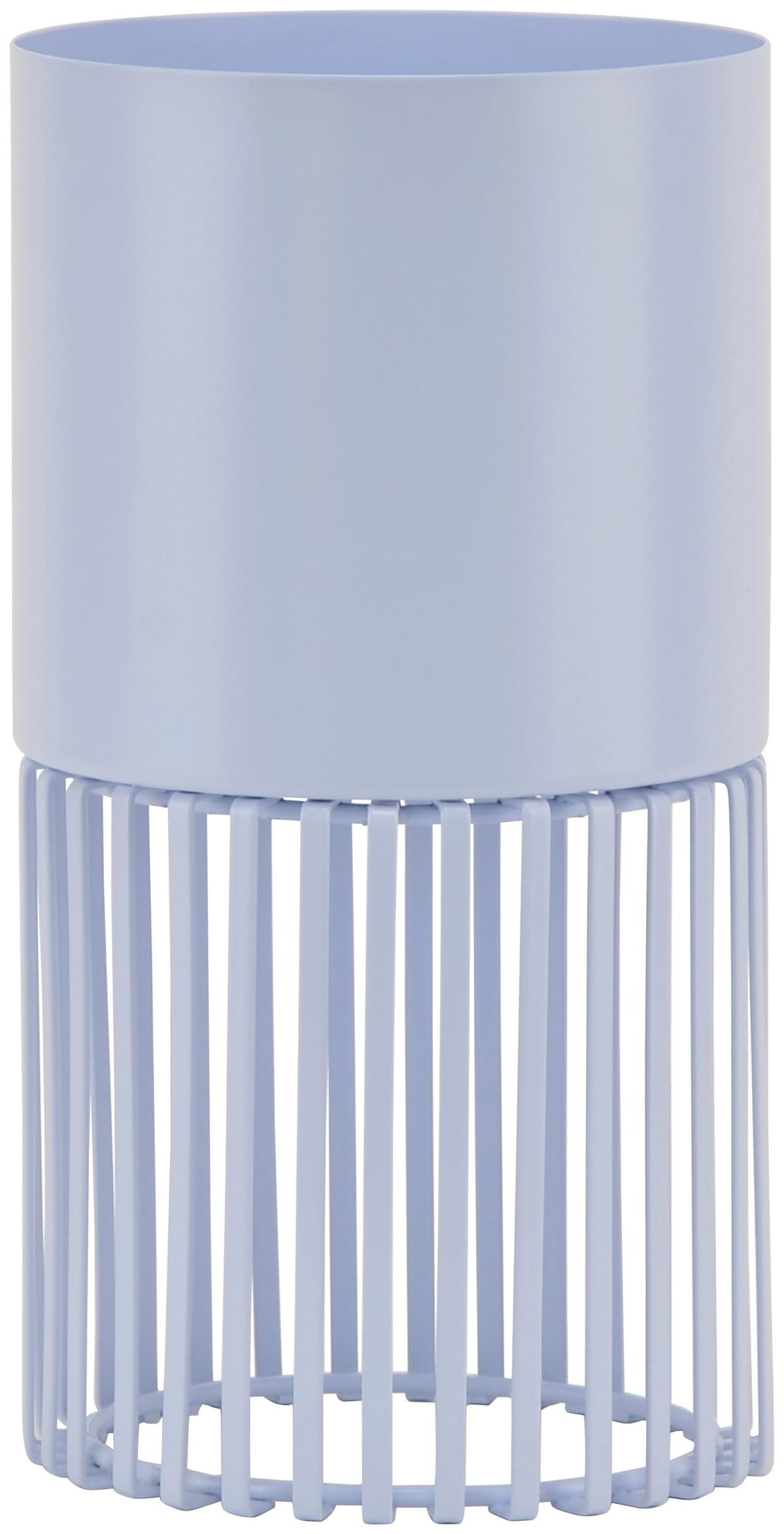 PFLANZTOPF ELLA - Hellblau, Metall (13/24cm) - Mömax