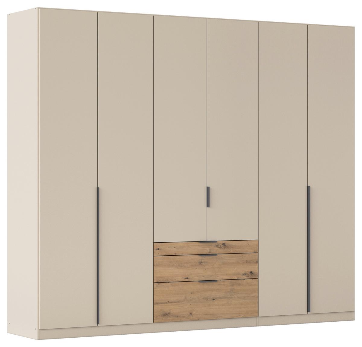Ormar S Klasičnim Vratima Alabama - boje hrasta/hrast Artisan, Moderno, drvni materijal (271/229/54cm) - Modern Living