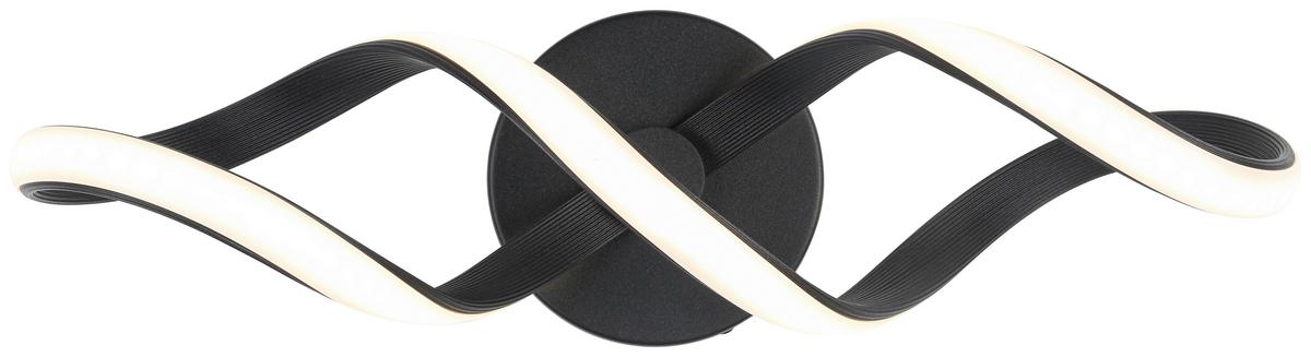 LAMPA SUFITOWA BEATRIX - czarny, Trend, tworzywo sztuczne/metal (12/40/17,5cm) - Collet's Monde