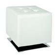 Taburet Beto - bela/krom, Moderno, kovina/umetna masa (42/45/42cm) - Mömax modern living Taburet Beto - bela/krom, Moderno, kovina/umetna masa (42/45/42cm) - Mömax modern living