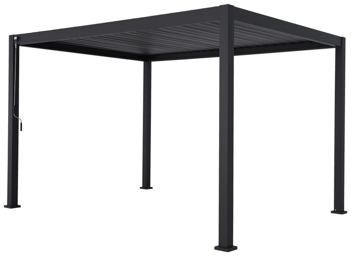 Pergola Mirador Anthrazit ca. 400x250x300 cm - Anthrazit, MODERN, Metall (400/250/300cm) - Gardenson