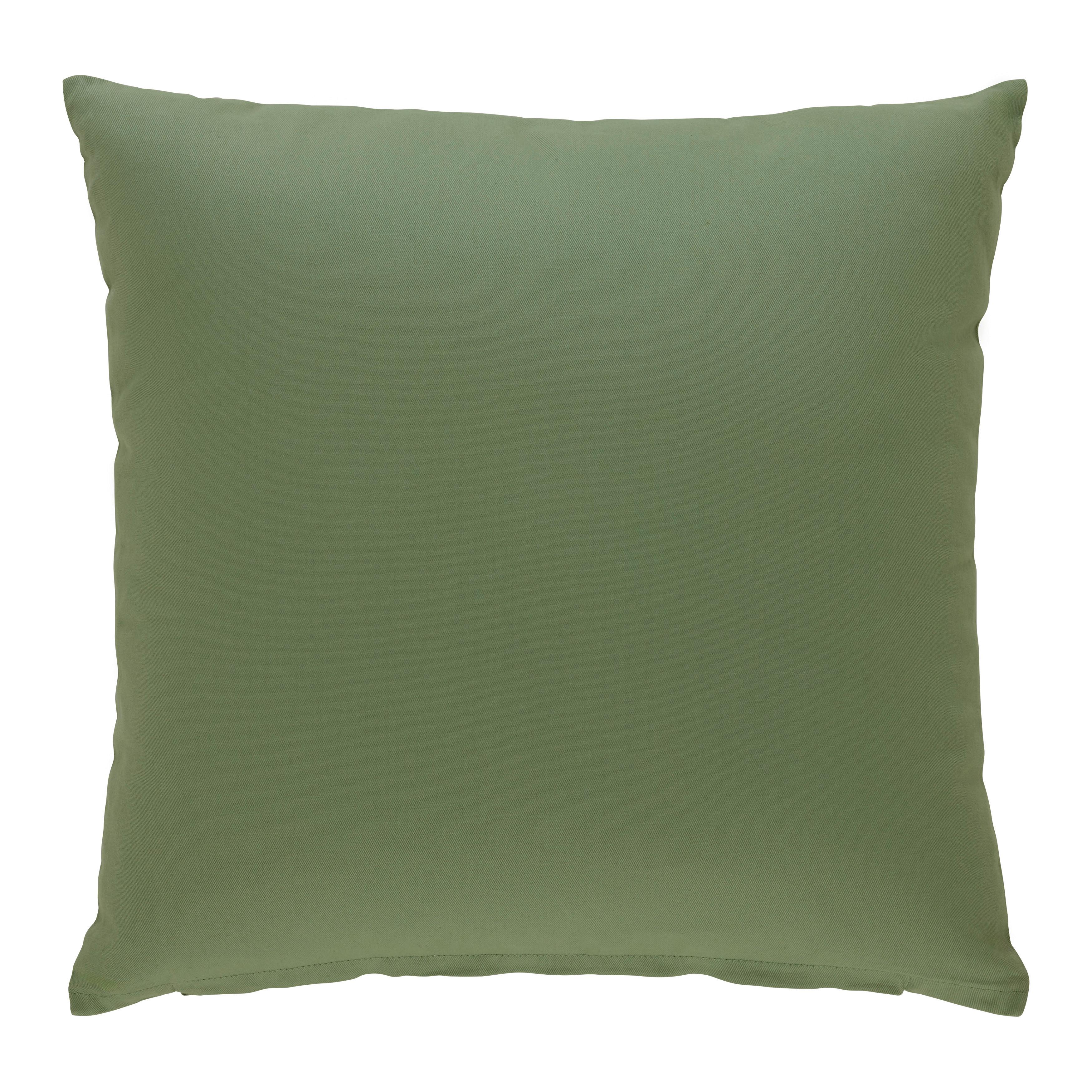 Zierkissen Poppy Grün ca. 45x45cm - Grün, Konventionell (45/45cm) - Mömax