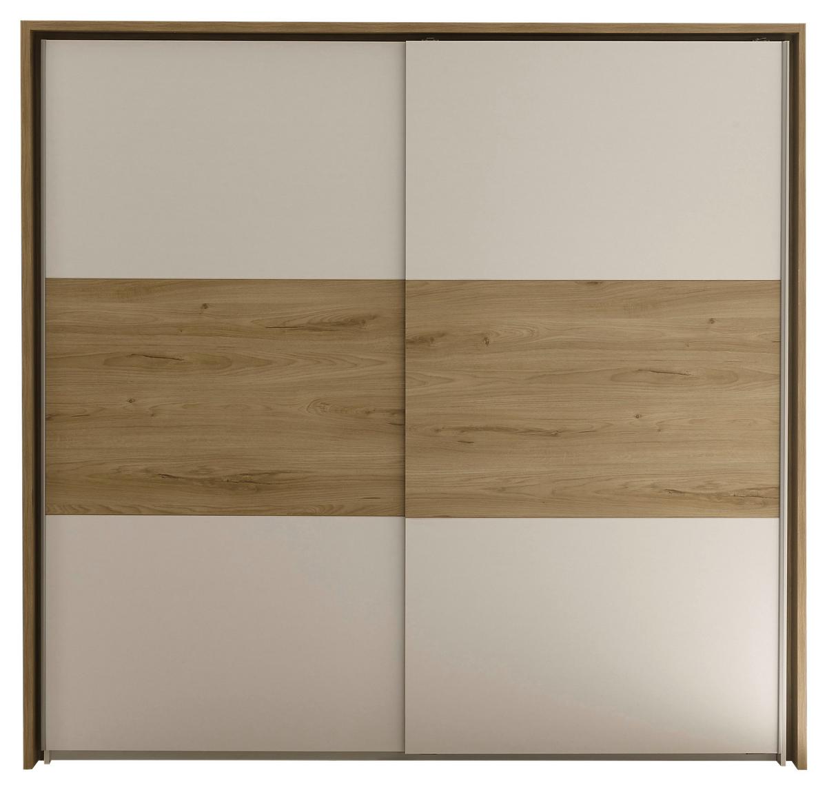 SYPIALNIA KIARA - kolor dębowy/biały, Modern, materiał drewnopochodny - Livetastic