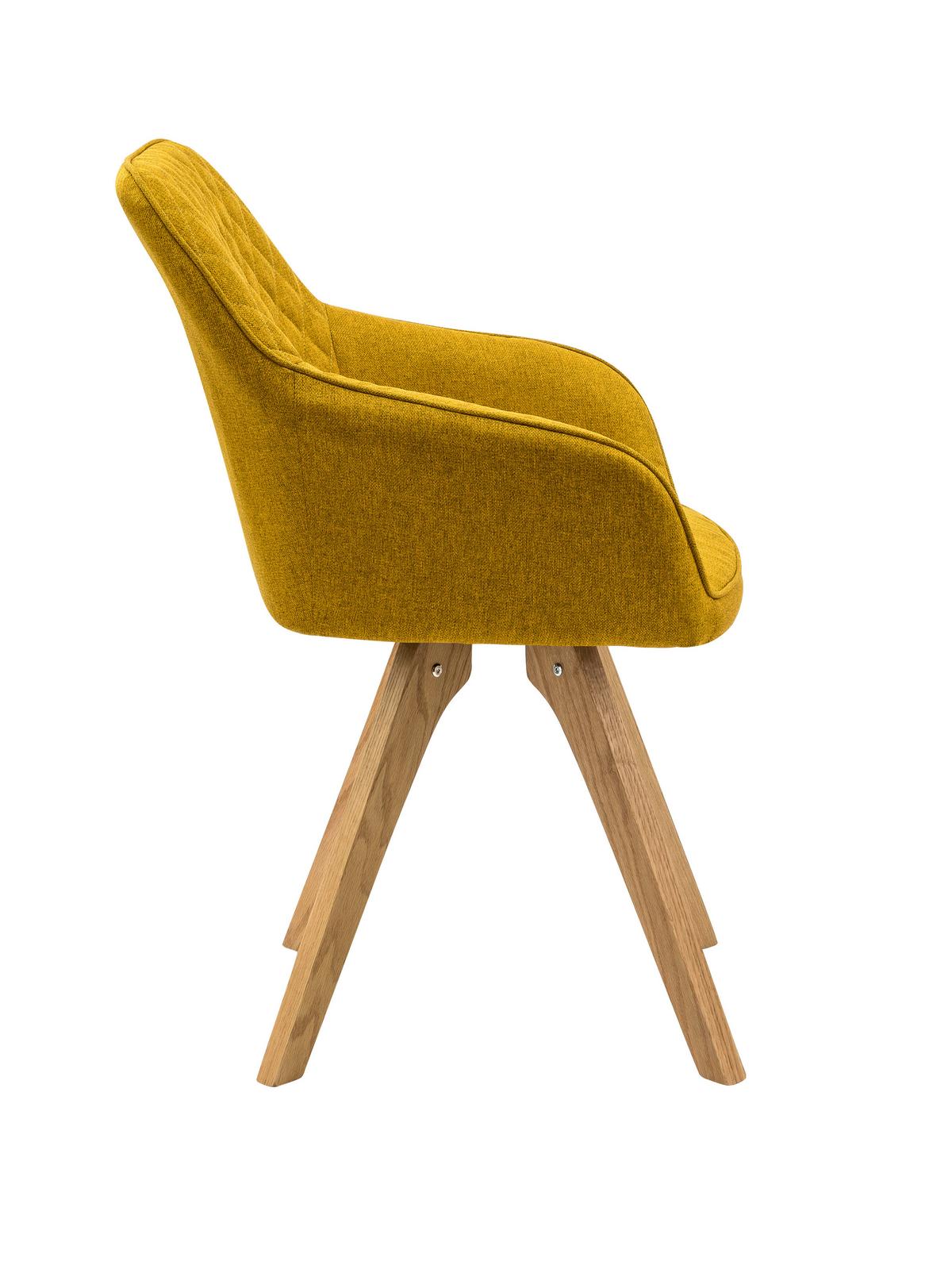 Set Naslanjačev Diamant, Barva Karija, 2-Delni - naravne barve/barve karija, Moderno, tekstil/les (59/88/61cm) - Livetastic