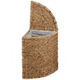 Wäschetonne Toni in Naturfarben - Naturfarben, ROMANTIK / LANDHAUS, Weitere Naturmaterialien/Textil (39/56/39cm) - MÖMAX modern living