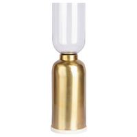 KERZENSTÄNDER SHANTI - Goldfarben, Trend, Glas/Stein (19/63,5/63.5cm) - Kayoom