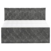 PAT BOXSPRING ELIO - bej/grafit, Romantik / Landhaus, textil (180/200cm) - James Wood