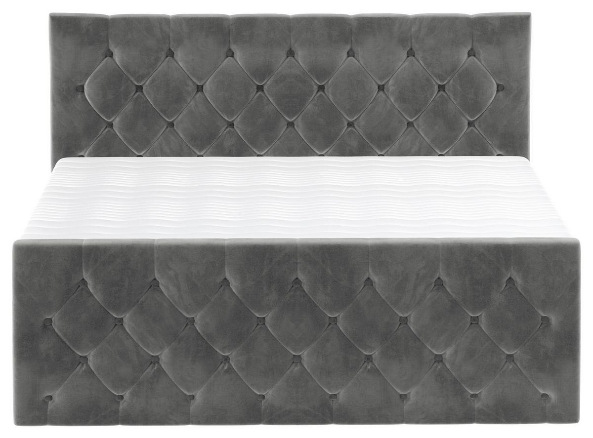 PAT BOXSPRING ELIO - bej/grafit, Romantik / Landhaus, textil (180/200cm) - James Wood