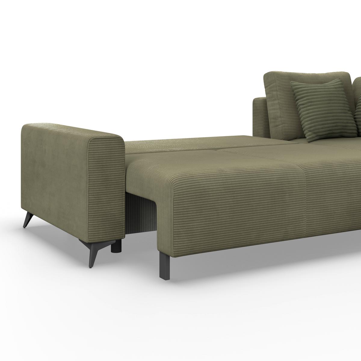 Coltar VIKTOR - verde, Modern, textil (270/212cm)