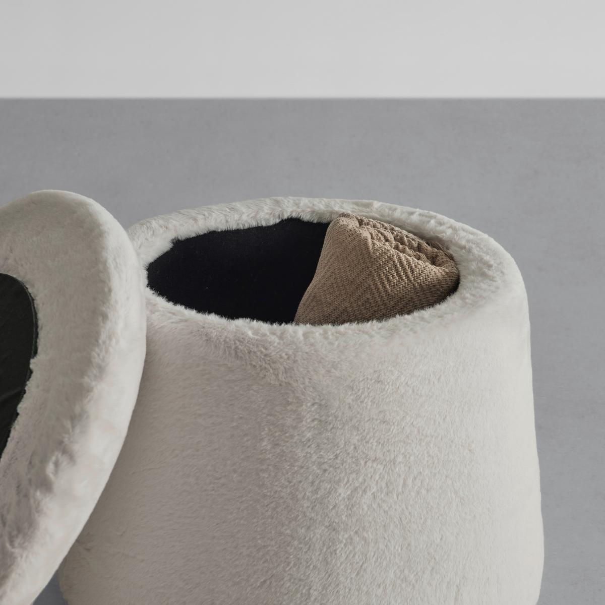 Ülőke Fungi - taupe, Romantik / Landhaus, faalapú anyag/textil (51/39/51cm) - Premium Living