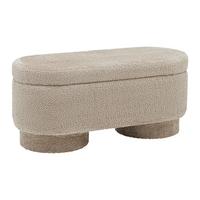 SITZBANK MARILYN -TREND- - Taupe, Modern, Holzwerkstoff/Textil (100/43/42cm) - Premium Living