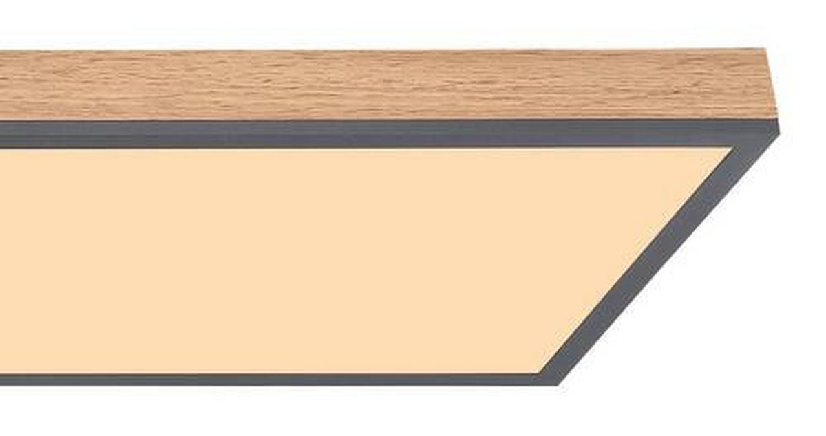 Led Svjetiljka Stropna 416080wd5 Doro - boje grafita/opalna, Basics, metal/plastika (120/30/6,5cm) - Globo