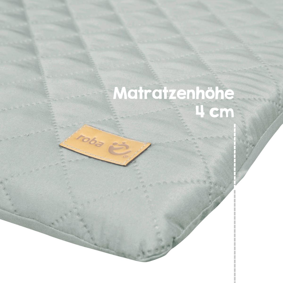 Wickelauflage Frosty Green ca. 85x75cm - Grün, KONVENTIONELL, Textil (85/4/75cm) - Roba