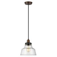 Viseća Svjetiljka Baskin Fe-Baskin-P-A-Br - boje mjeda/boje cinka, Konvencionalno, staklo/metal (25.4/30.1cm) - Elstead Lighting
