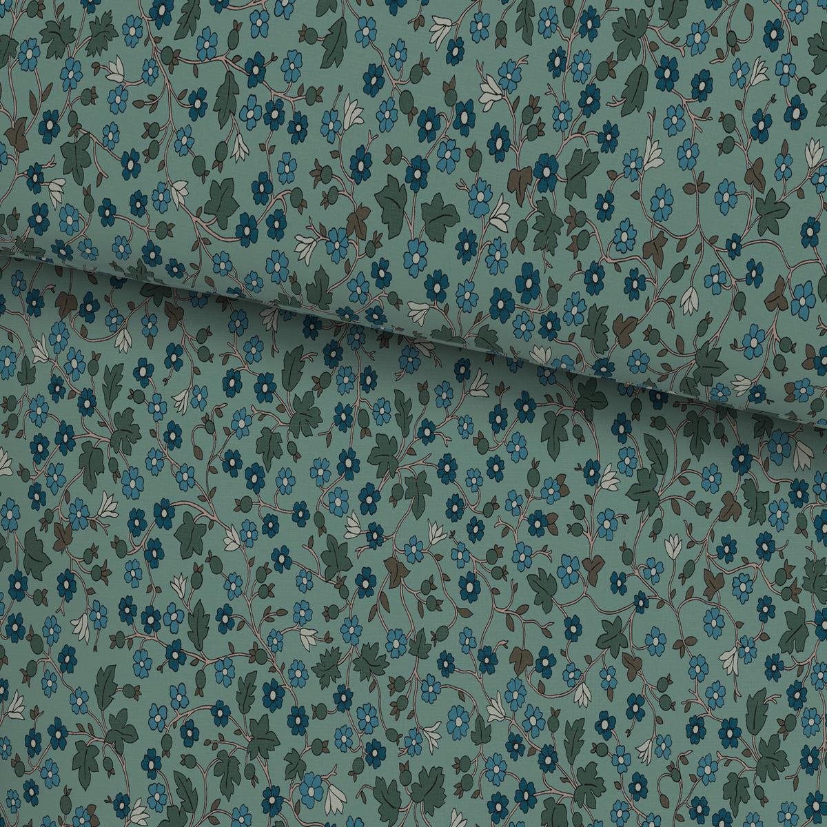 Ágyneműhuzat-garnitúra Hedda - jadezöld, Romantik / Landhaus, textil (140/200cm) - Modern Living