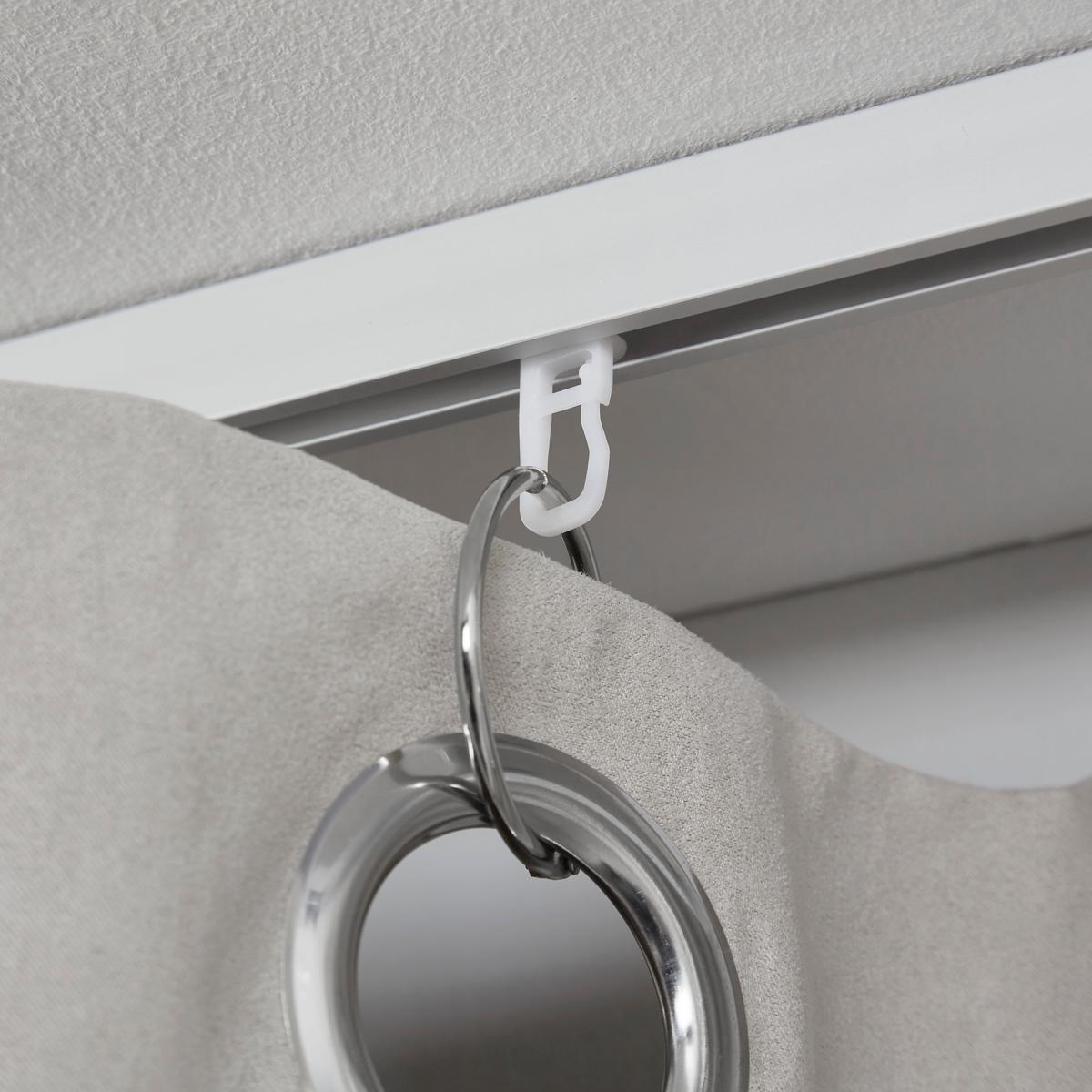 Pribor Za Karniše Gabi - bijela/boje kroma, metal/plastika (4cm) - Modern Living