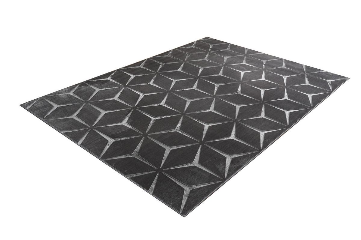 Flachwebeteppich Calma 225 Anthrazit 200x290 Cm - Anthrazit, Basics, Textil (200/290cm) - Kayoom