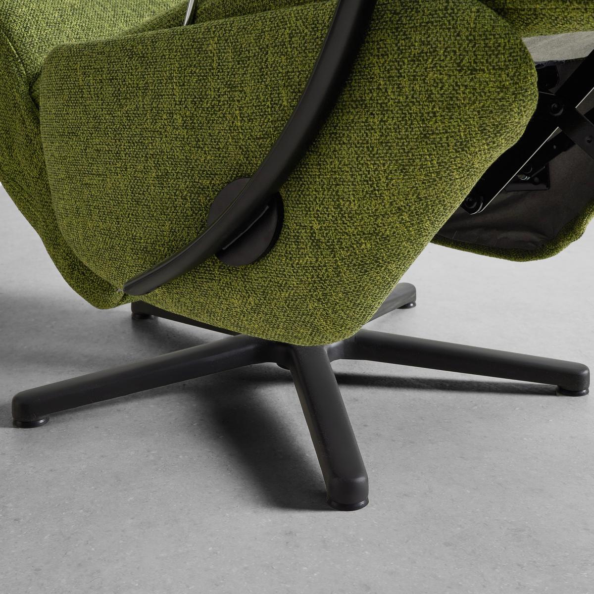 Relaxsessel Sitting 3 in Olive - Schwarz/Olivgrün, MODERN, Kunststoff (66/114/84cm) - Premium Living