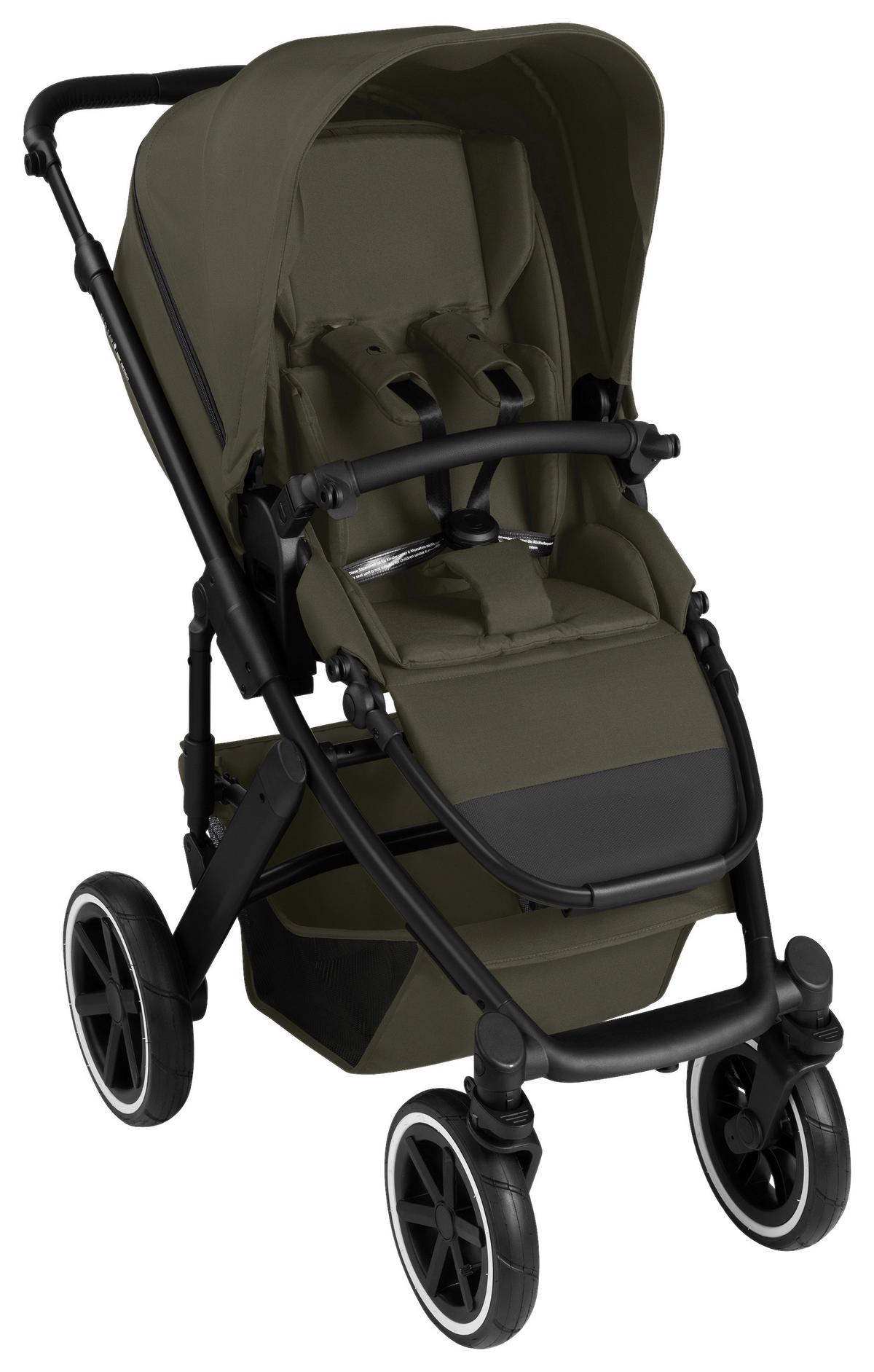 WÓZEK DZIECIĘCY SALSA 5 AIR - szarobrązowy, Basics (63/118/95.5cm) - ABC Design