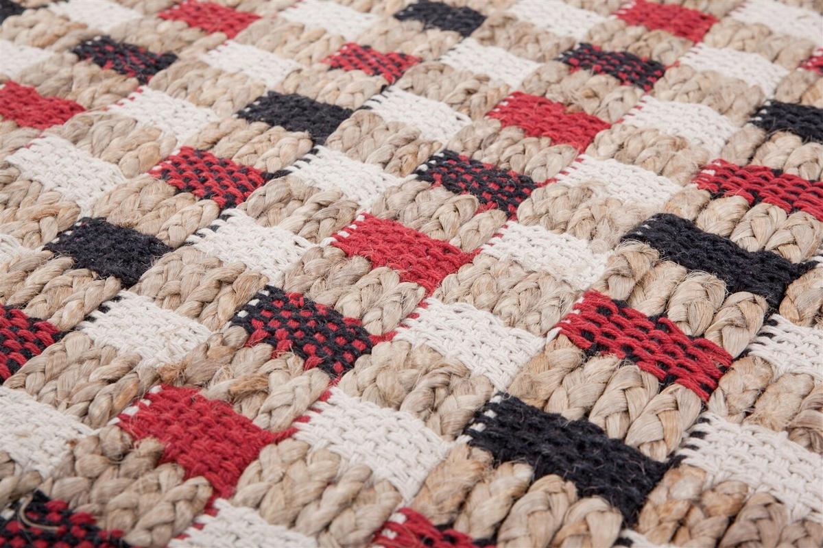 Vintage-teppich Chess 110 Natur / Creme 80x150 - Creme/Naturfarben, Basics, Textil (80/150cm) - Kayoom