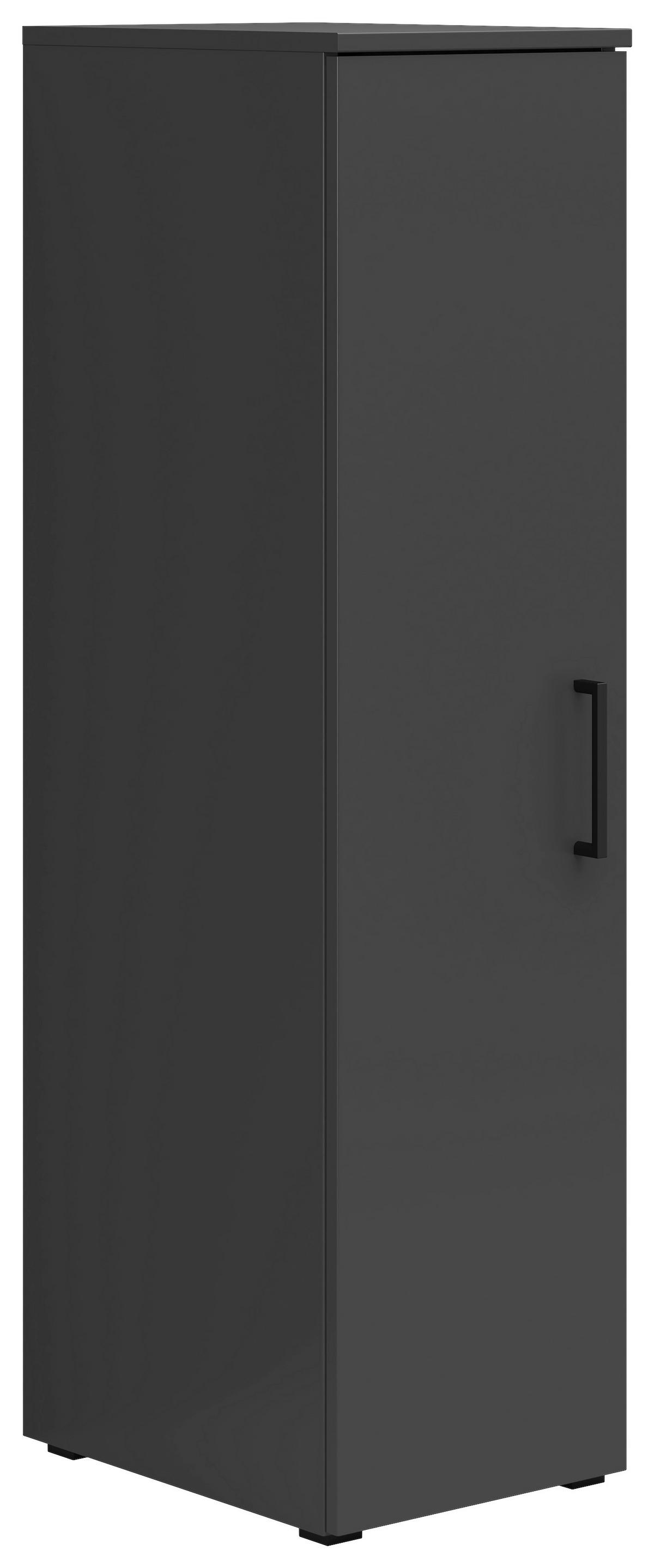 Omara Multistauraum - črna/barve grafita, Moderno, umetna masa/leseni material (30/115/40cm) - Premium Living