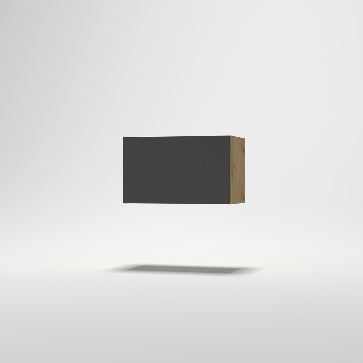 Faliszekrény Páraelszívóhoz Toscana - Artisan tölgy/szürke, Modern, faalapú anyag (60/36/33cm)
