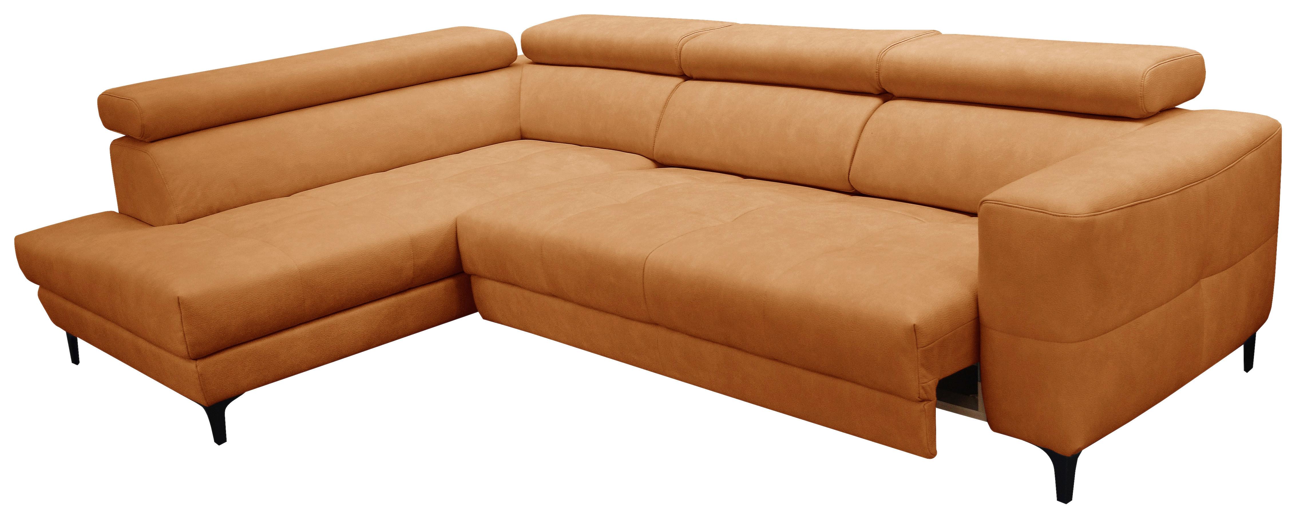 Sarokkanapé Emma - sárga, Modern, textil (210/301cm) - Premium Living