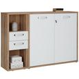 Regal DUCATO - hrast, Moderno, kovina/umetna masa (43/116/40cm) - PREMIUM LIVING