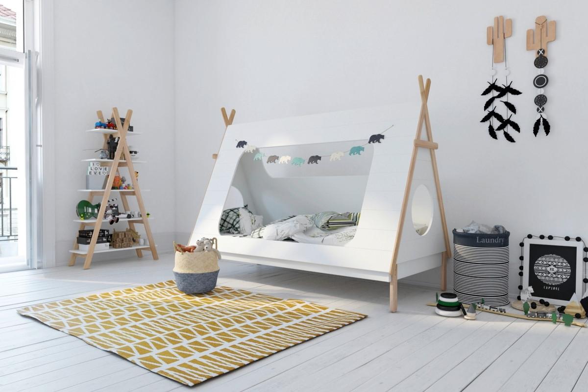 Regal Weiß/Naturfarben - Naturfarben/Weiß, Design, Holz/Holzwerkstoff (90/170/35cm) - Livetastic