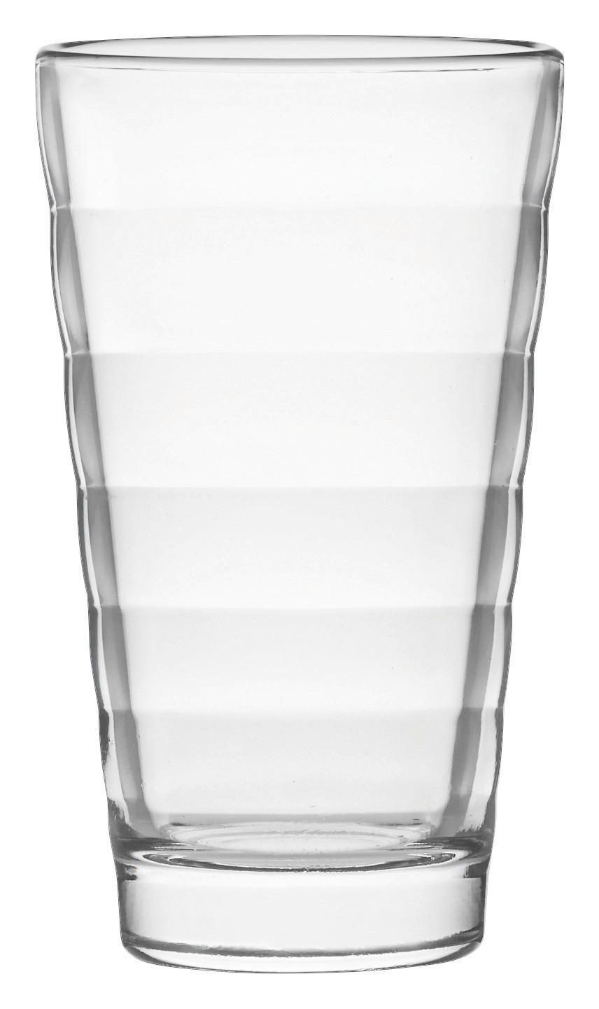 Trinkglas Onda ca. 300ml - Transparent, KONVENTIONELL, Glas (7,5/13cm) - Leonardo