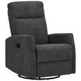 Relaxsessel in Grau - Schwarz/Grau, MODERN, Textil/Metall (76/103/96cm) - Modern Living Relaxsessel in Grau - Schwarz/Grau, MODERN, Textil/Metall (76/103/96cm) - Modern Living