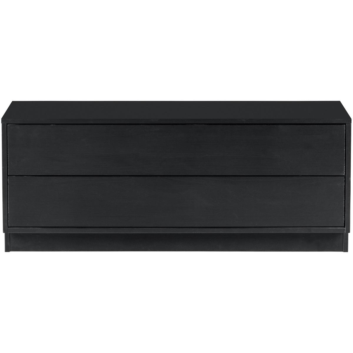 Lowboard Finca Schwarz - Schwarz, Design, Holz (100/40/40cm) - Livetastic