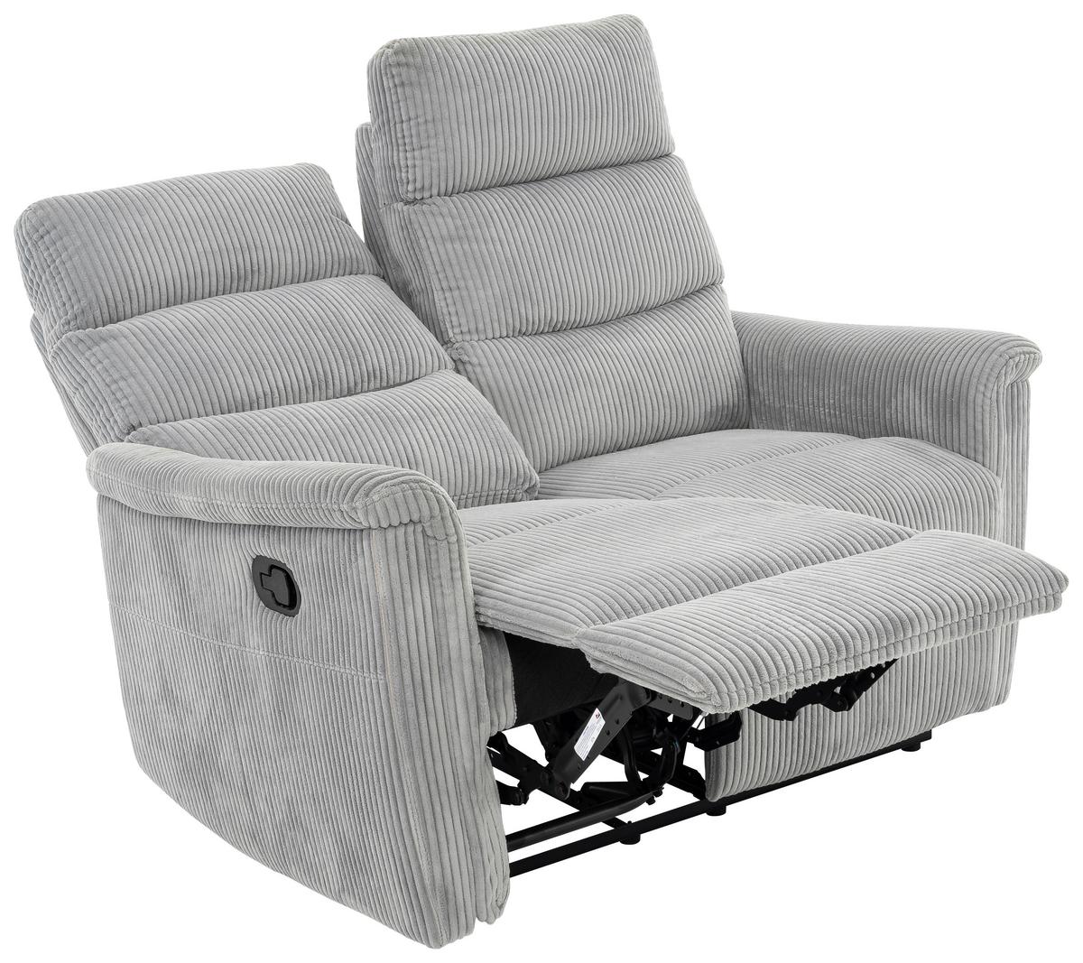 Dvosed Xeno, Svetlo Siva - črna/svetlo siva, Design, kovina/umetna masa (131/108/89cm) - Livetastic