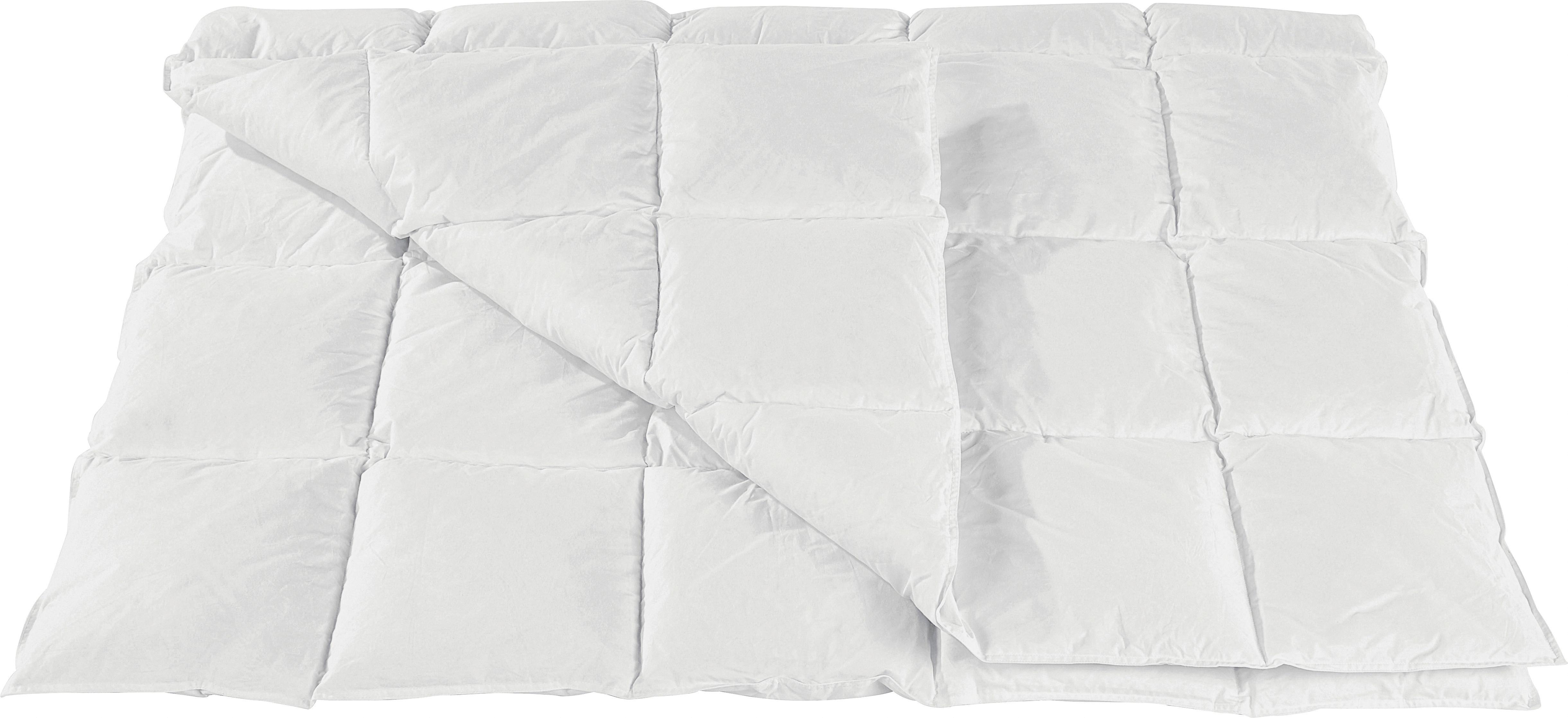 Plapumă matlasată Fabi - alb, textil (135/140/200cm) - Nadana