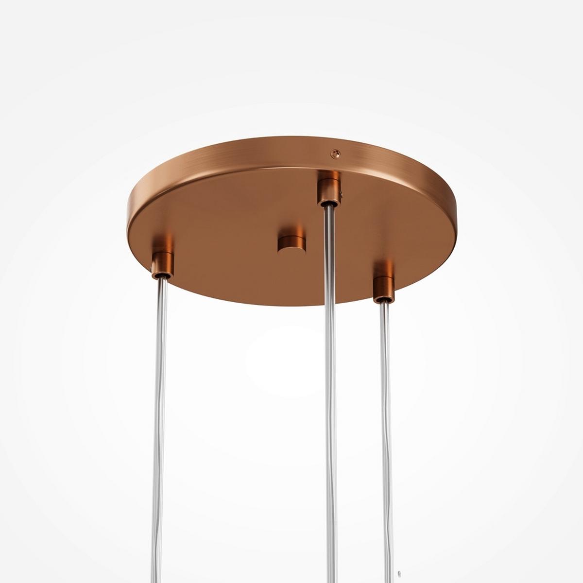Pendelleuchte Basic Form Goldfarben max. 20 Watt - Goldfarben, Modern, Glas/Metall (40/64,1cm) - MAYTONI