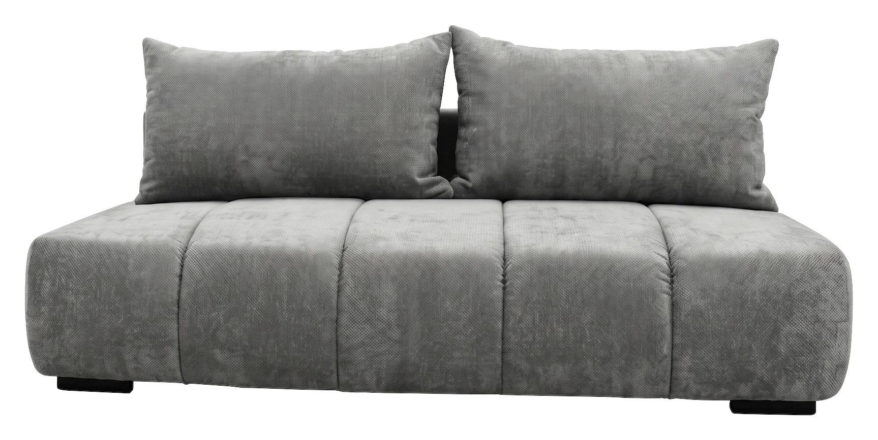 Trosjed Na Razvlačenje Wind - siva/prljavo ružičasta, Design, tekstil/plastika (214/73-94/100cm) - Modern Living